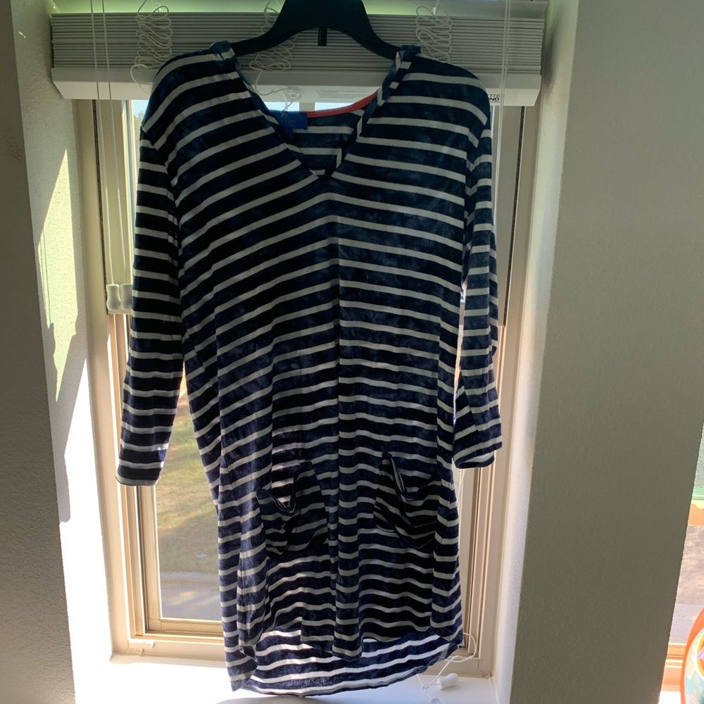 Blue Curl Beachwave Beach Cover Up